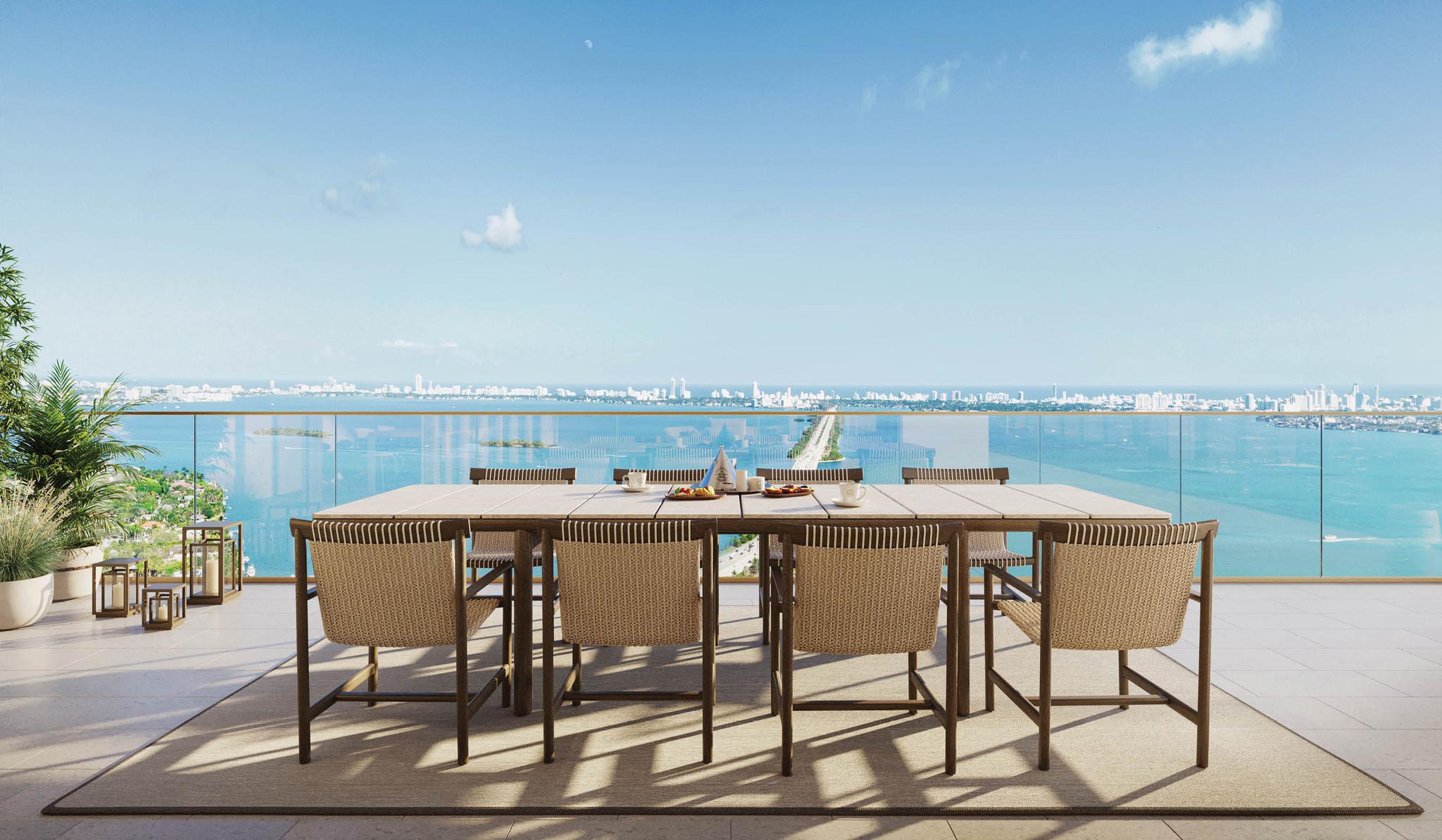 Jean-Georges Miami Tropic Residences residence balcony